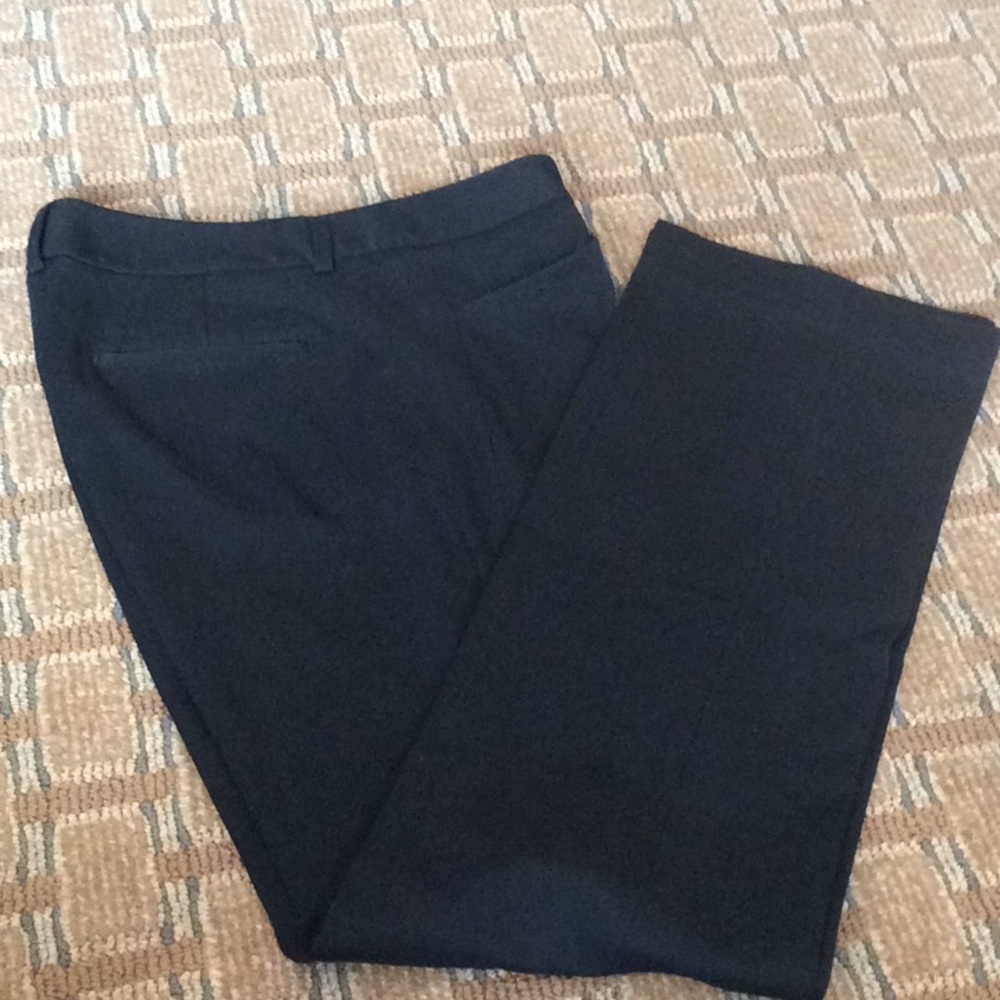 Black Express Editor Straight Leg Pants 8
